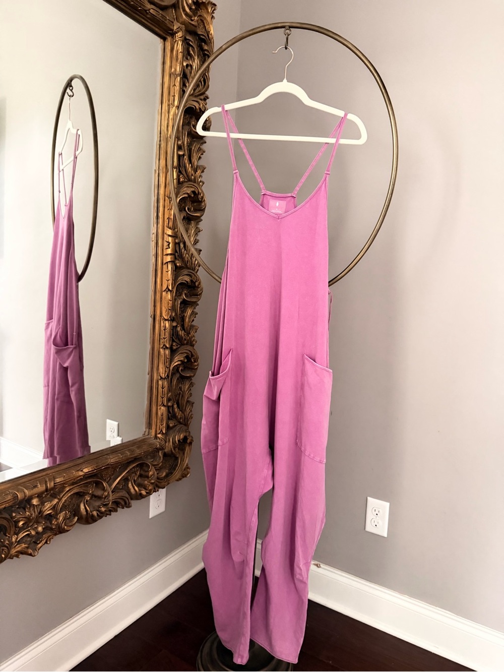 Free People Hot Shot Onesie size M in purple/pink color